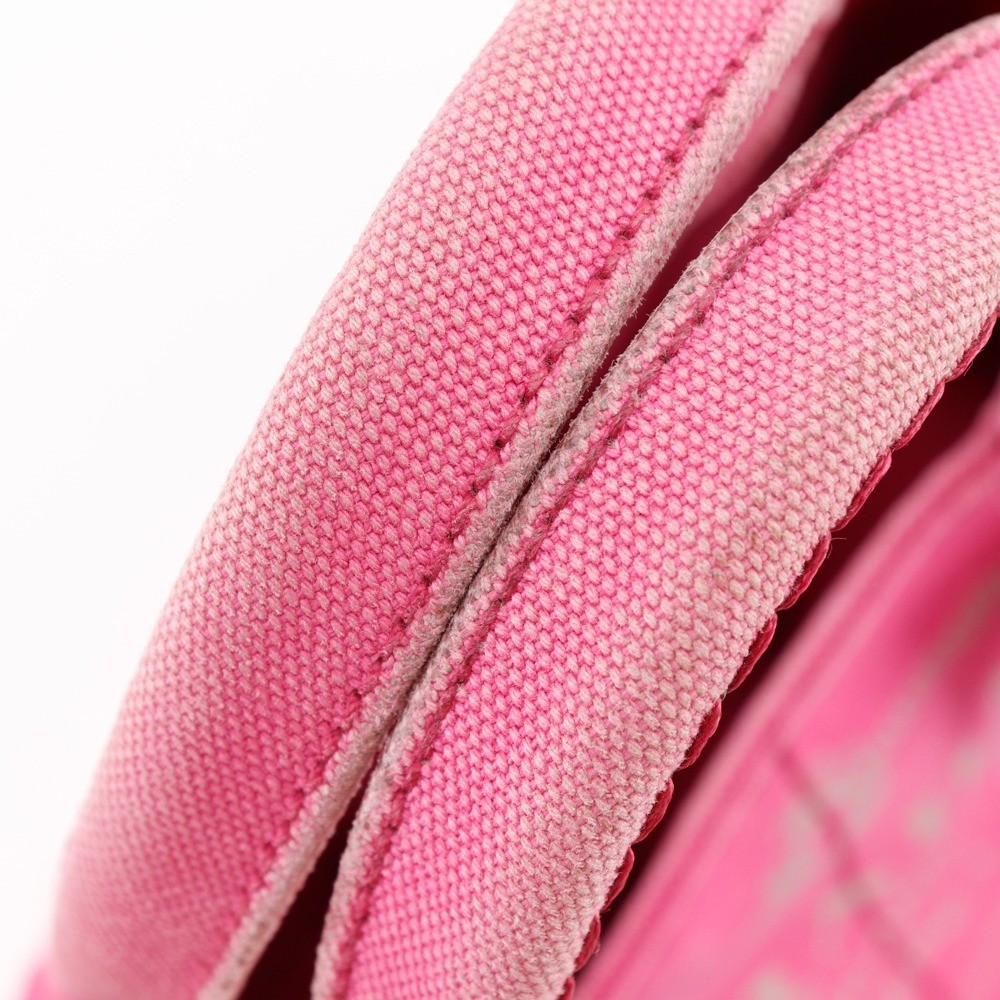 PRADA Canapa 2WAY Shoulder Tote Bag Handbag Canvas Pink Ladies I211725015 Used f thumbnail 5