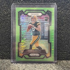 Sean Clifford 2023 RC Panini Prizm Neon Green Pulsar Rookie