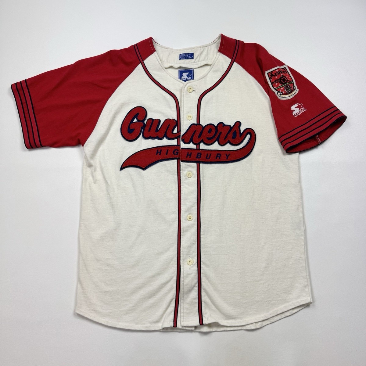 VTG 90's Starter Highbury Gunners Arsenal Soccer Team Baseball