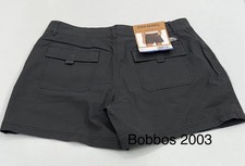 Eddie Bauer Women's Ripstop Shorts, Black, Size 10