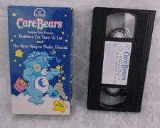 Care Bears VHS Bedtime For Care A Lot The Best Way To Make Friends Video Tape
