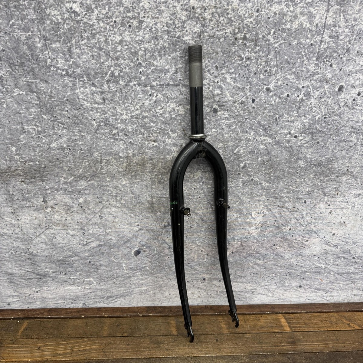 Vintage Chromoly Steel 26 MTB Fork 1 In Threaded Cantilever Black