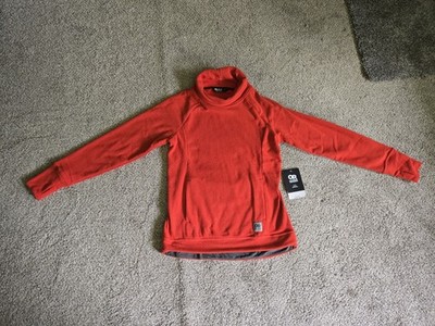 New Outdoor Research Women's Trail Mix Cowl Pullover Cranberry Size S