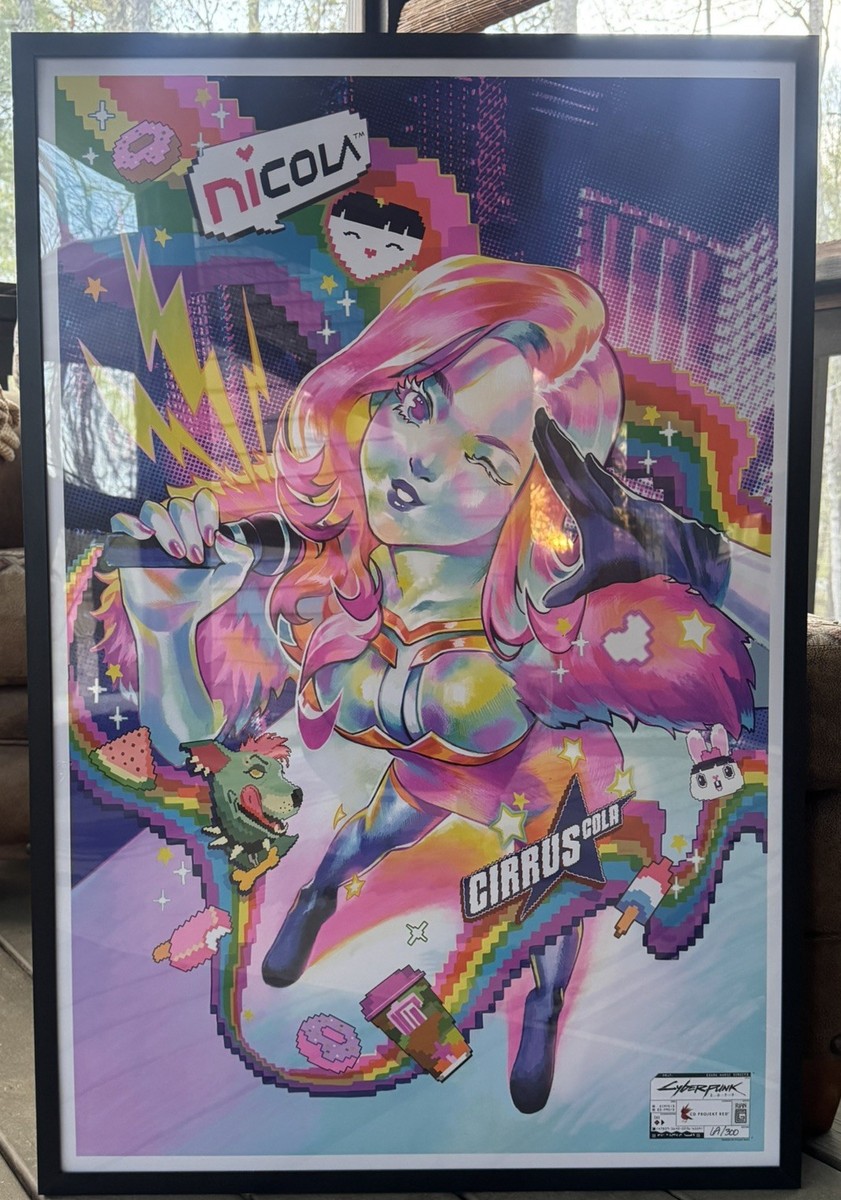 Cyberpunk 2077 Poster Lizzy Wizzy Live! Print Dark Horse 069 out