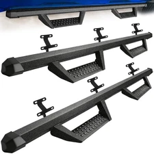 4" Running Board For 2015-2026 Ford F150 Super Crew Cab Drop Side Step Nerf Bar