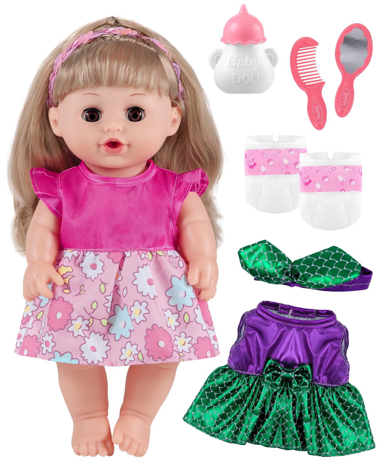 For Girls 3 4 5 6 Years Old, Baby Doll Fo...