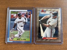 Lot of 2 Will Clark Bowman Gold Topps 35th Anniversary San Francisco Giants