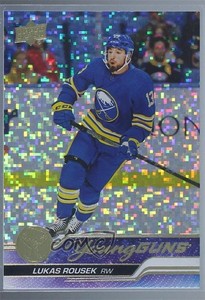2023-24 Upper Deck Series 1 Young Guns Speckled Foil Lukas Rousek #233 Rookie RC