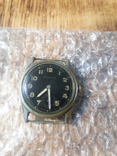 WWII German Military Issued Bulla DH Mechanical Men's Watch D 2913 H Repair