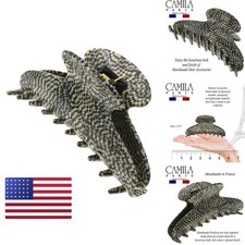 Camilla Paris CP3037 French Hair Claw Clip for Thick Hair - Made in France