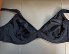 Soma Shadow Plunge Bra Black Unlined Underwire 32D — photo 2