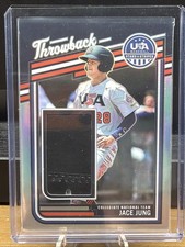 2026 USA Baseball Stars & Stripes - Jace Jung - Silver Prizm Game Used Material