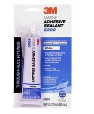 3M 3 Oz. White Marine Adhesive Sealant 5200 05203 3M 05203 051135052037 White