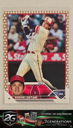 2023 Topps #600 Shohei Ohtani Gold Star