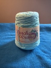 Peaches  Cr me Cone Yarn, 706 Yd. - Seabreeze