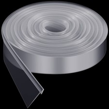 Shower Door Seal Strip Silicone Bottom Sweep 108 Inch Clear Incline T Style