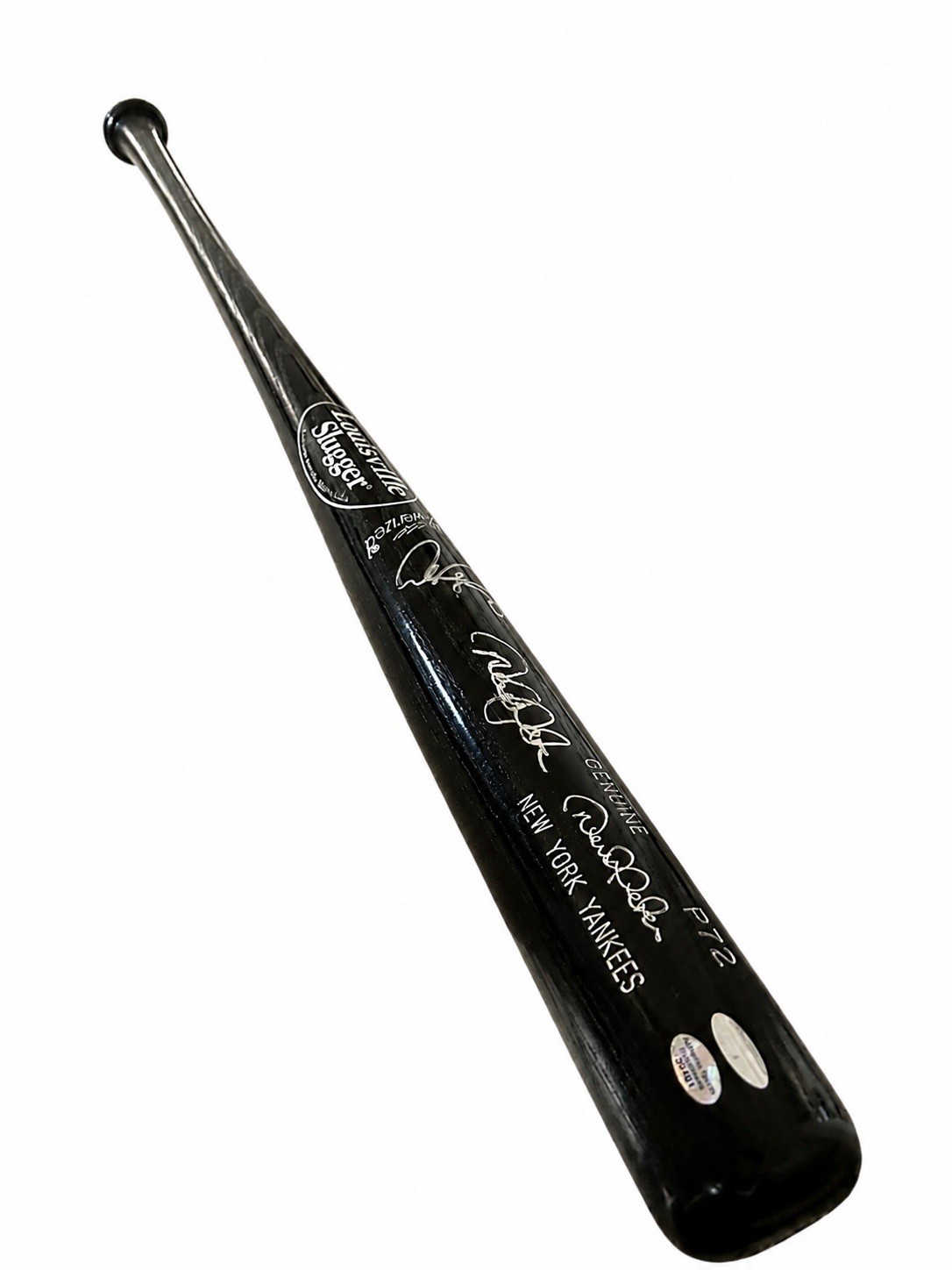 RARE PSA/DNA AUTHENTIC DEREK JETER ALEX RODRIGUEZ DUAL SIGNED P72 YANKEES BAT