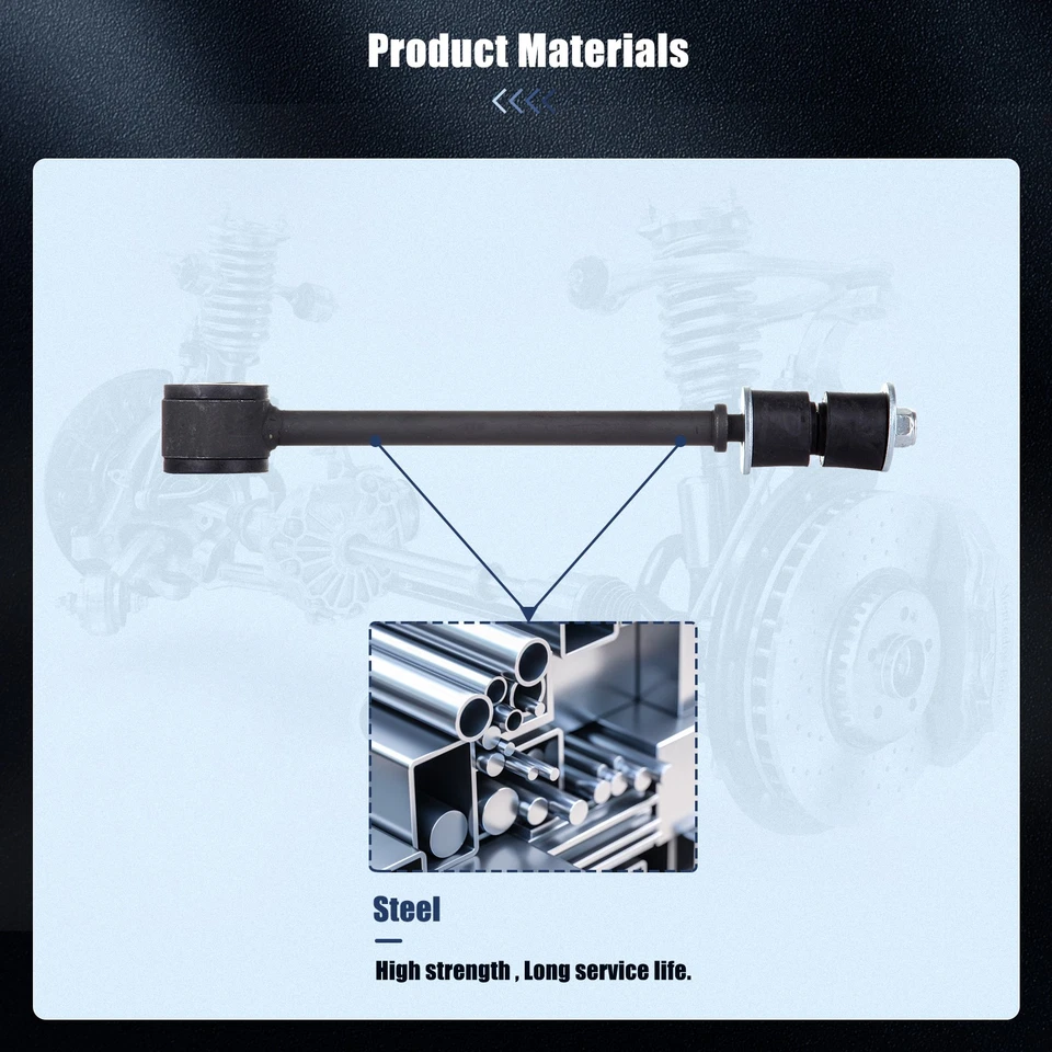 Barras estabilizadoras delanteras izquierda para Ford F350 F-100 XL XLT XLS 1980-1997 Foto 2 de 4