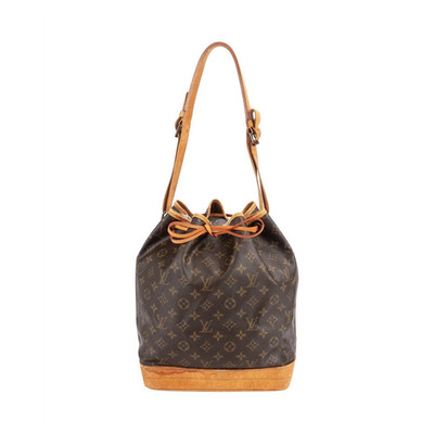 Louis Vuitton Noé Monogram Beuteltasche Zugbandverschluss Braun, Schulterriemen