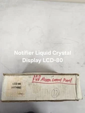 Notifier LCD-80 Liquid Crystal Display Annunicator Control Panel