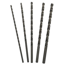 12 In. High Speed Steel Extra-Long Drill Bit Set 5-Piece 