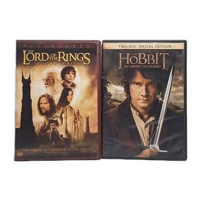 The Hobbit & Lord of the Rings DVD Bundle Very Good Condition Tested 