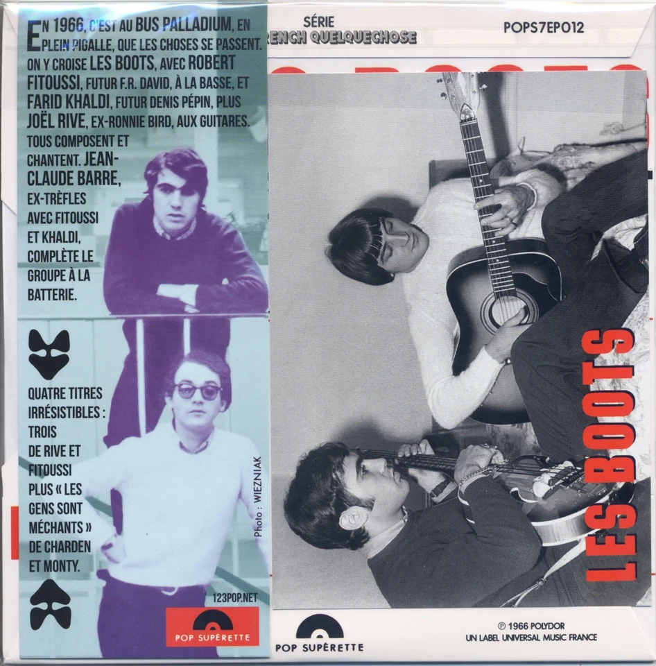 LES BOOTS Vingt Ans vinyl 7" EP garage punk beat ye-ye freakbeat mod 1966 - Image 2 of 4