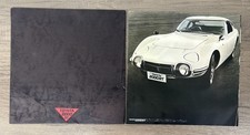 1968 Toyota 2000GT Original Prestige Sales Brochure 13"x13"