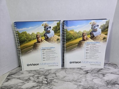 enVision Mathematics Common Core Teachers Edition Grade 3 Vol. 1 & 2 Savvas 2020