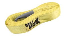 Mile Marker 19315 For 3in X 15ft Tow Strap 30000 Lb Capacity Nylon Yellow Mile Marker 19315 For 3in X 15ft Tow Strap 30000 Lb Capacity Nylon Yellow