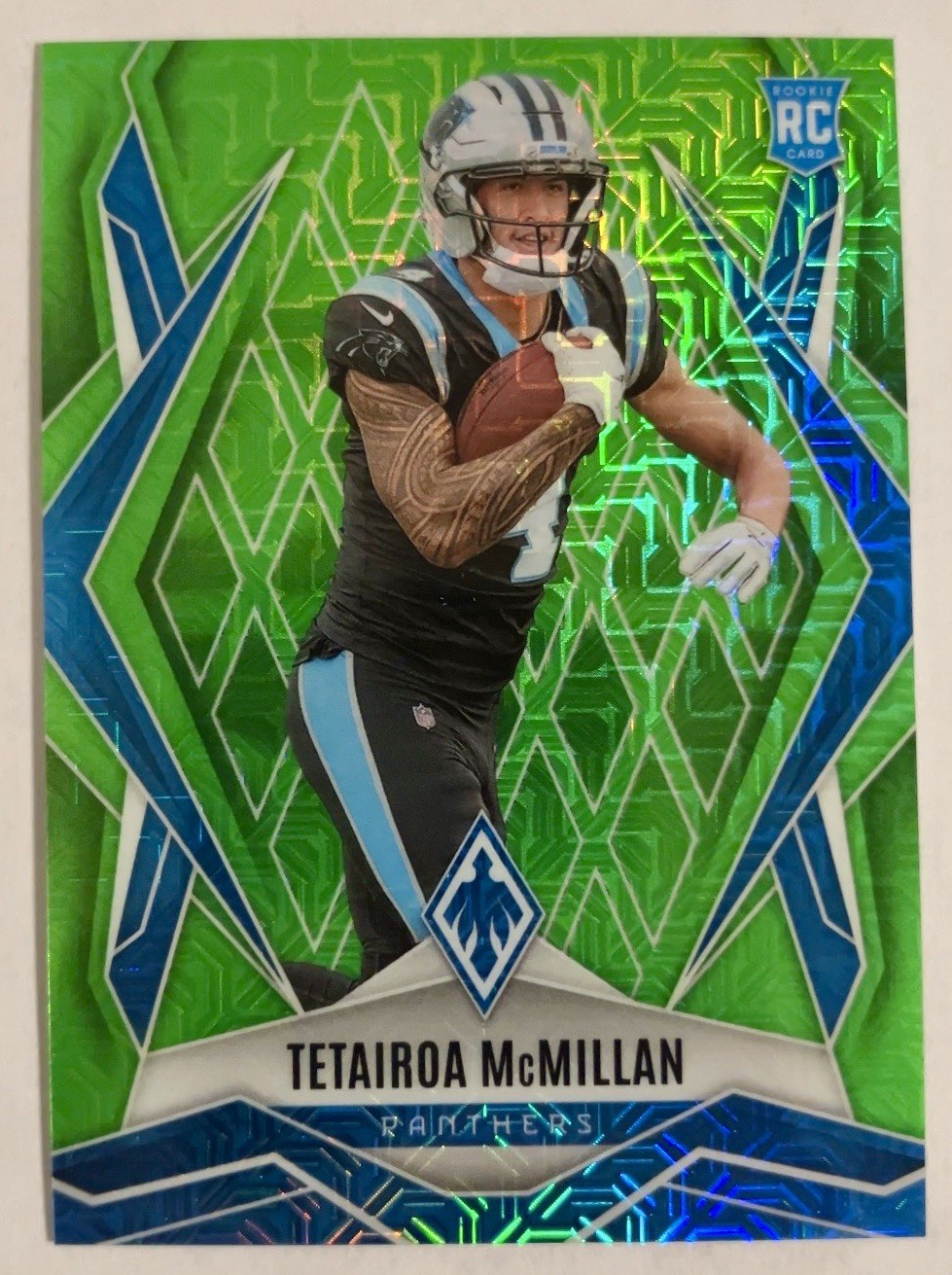 2025 Panini Phoenix - Rookies Tetairoa McMillan #155 Lime Green Mojo #’d 48/75