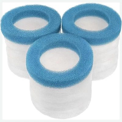 LTWHOME Blau + Weiß Filterschwämme für Eheim Ecco Pro Aquarium 15 St