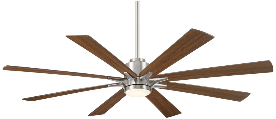 68" Casa Vieja X-Air Brushed Nickel CCT LED Ceiling Fan with Remote - Image 2 of 4