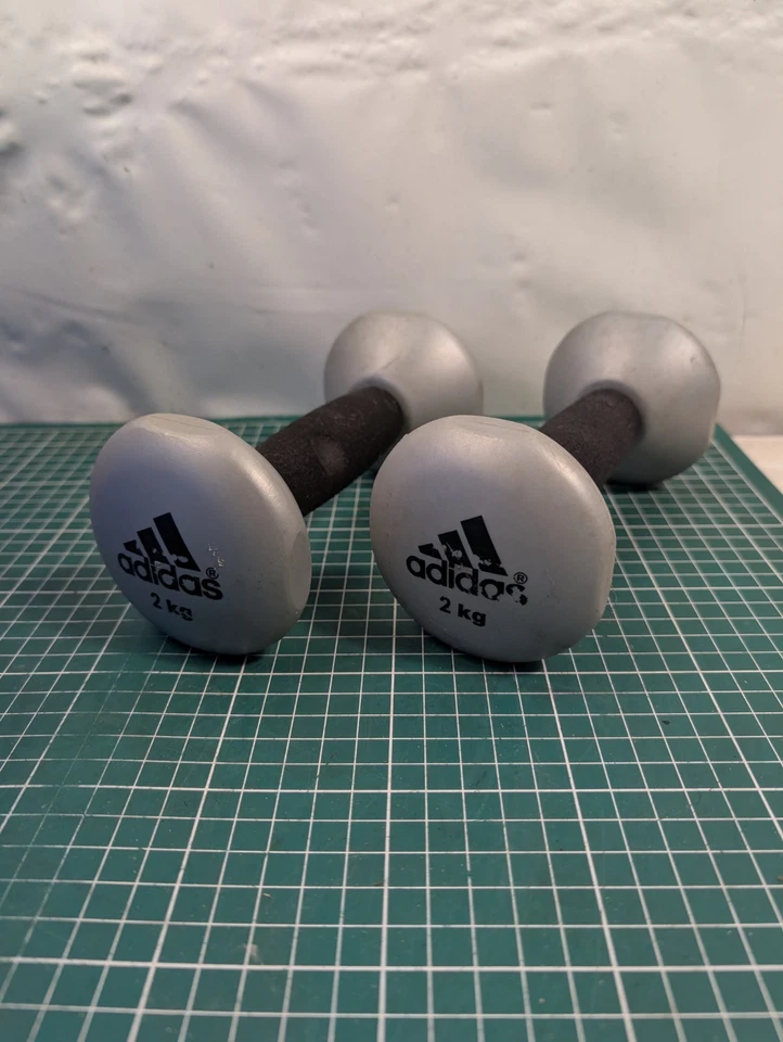 Adidas Dumbbells Hand Weights Gym 2x 2kg, photo 1 of 5