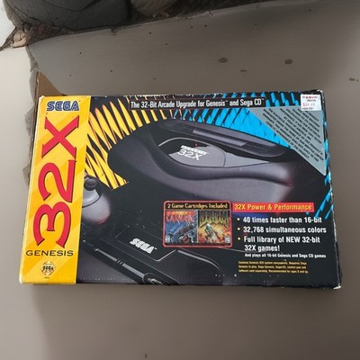 DEFECTIVE Rare Sega Genesis 32X Upgrade Complete In Box G3D