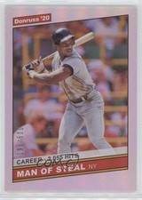 2020 Donruss Retro 1986 Variations Career Stat Line Rickey Henderson HOF 0c9g