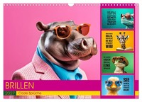 "Calendar 2027 · US Version · Brillen - Cool Sayings (Wall Calendar 2027 17\" × 12"