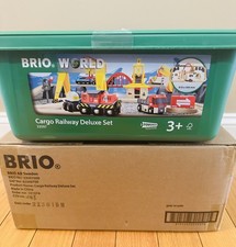 BRIO 33097 Cargo Railway Deluxe Set 54 Pieces New