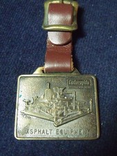 Vintage CEDAR Rapids, IOWA  AGGERATE & ASPHALT EQUIPTMENT CO KEY CHAIN 60TH ANN.