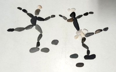 42 längliche flache Meereskieselsteine für kreative Projekte Kiesel Kunst Zubehör