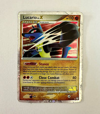 Pokémon TCG Lucario LV.X 122/123 Mysterious Treasures Ultra Rare Holo 2007 DMG on eBay