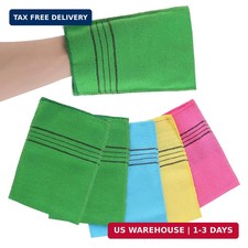 5Pcs Korean Exfoliating Cloth Gloves Italy Scrub Towel Mitt Exfoliating Washclot