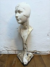 Original Late 19th Century Art Nouveau Retail Advertising Mannequin Bust & Head