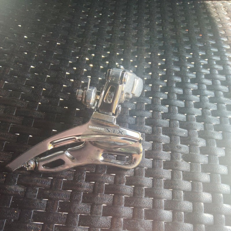 1994 front derailleur Shimano STX FD-MC32 made in Japan for MTB top pull 28.6 mm