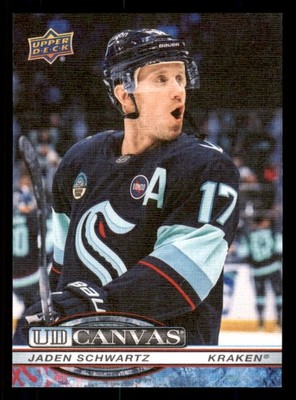 2025-26 Upper Deck UD Canvas #C-185 Jaden Schwartz Seattle Kraken