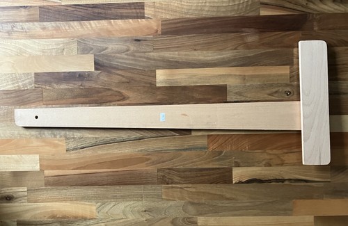 Brundell Harling Polish Hardwood T-Square A2 Wooden - Picture 1 of 6