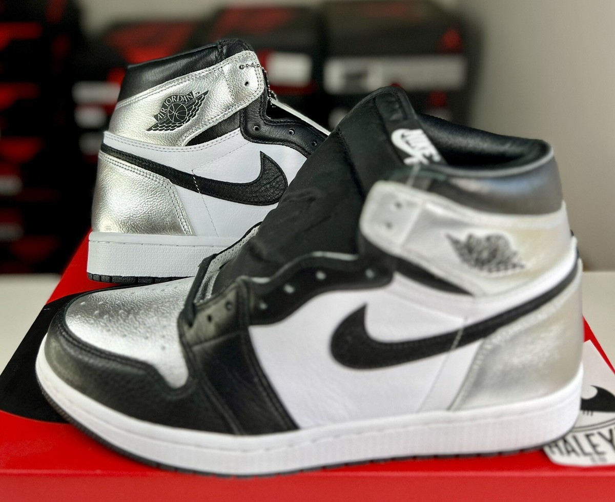 NEW Nike Air Jordan 1 Retro High OG Silver Toe | Women's Size 11