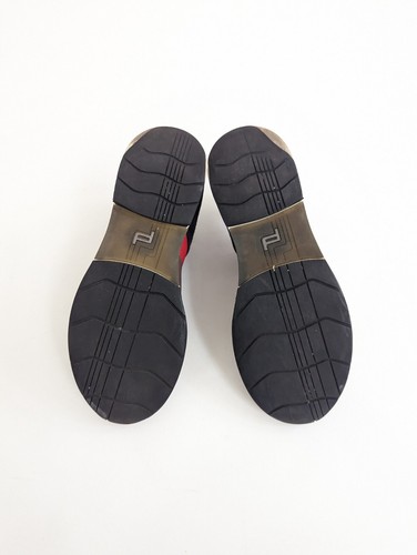 PORSCHE DESIGN London S2 Nylon Suede Runners Sneakers - Black Red - US 10.5 - Picture 7 of 12