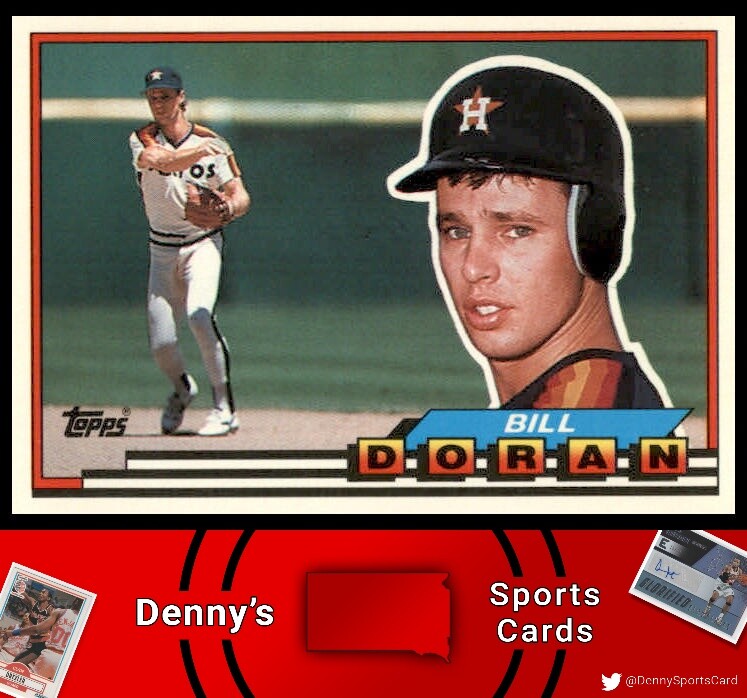 1989 Topps Big #168 Bill Doran Houston Astros Baseball Card