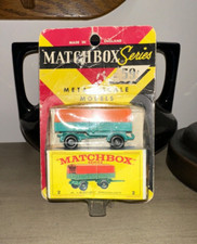 New Old Stock Matchbox Lesney 2 Mercedes Trailer 1964 Made in England